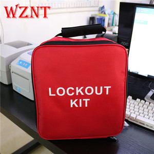 Kit di Bloccaggio per <span class=keywords><strong>Serratura</strong></span> Cilindrica WZNT di Qualità con Backset da 50mm e 2 Chiavi |   Borsa di Sicurezza Portatile Vuota per Procedure di Blocco e Etichettatura (Lockout Tagout) - Product Image 6