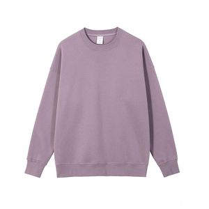 Sweat-shirt à col rond pour homme avec logo personnalisé imprimé - Impression numérique et broderie en polaire pour l'automne, coupe classique - Product Image 6