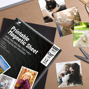Pha lê Mã <span class=keywords><strong>PVC</strong></span> có thể in tấm nam châm phun Glossy Matte Magnetic giấy ảnh - Product Image 3
