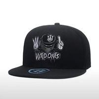 Gorra de Béisbol Personalizable con Logotipo, 6 Paneles, Estilo Hip Hop Urbano, Color Gris, Bordado 3D, Visera Plana, Cierre a Presión