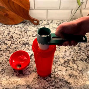 Cuchara de Café Ecológica de Plástico con Embudo y Mango Largo, Cuchara Reutilizable para Polvo, para Botella de Agua, Cuchara Medidora Deslizante - Product Image 6