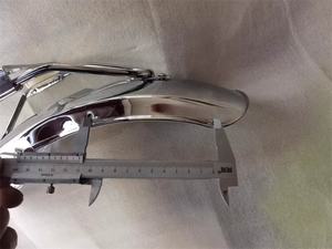 บังโคลนหน้ารถมอเตอร์ไซค์พร้อมขายึดแบบคลิปหนีบสายไฟ ระยะห่างรู 110 มม. เหมาะสำหรับอะไหล่ฮอนด้า CT50, CT70, ST50 และ ST70 - Product Image 3