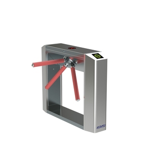 Tourniquet d'entrée semi-automatique en acier inoxydable SUS304 avec contrôle d'accès RFID, reconnaissance faciale, code QR, IP65 - Product Image 1