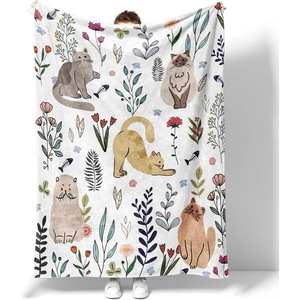 Assorted Print <b>Dinosaur</b> Horse Flannel <b>Blanket</b> Throw <b>Blanket</b> Nap <b>Blanket</b> Reversible Cozy Warm for Bedroom Living Room - Product Image 2