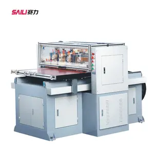 SAILI Semi-automatische platte karton v groef snijden machines, stijve kartonnen doos verpakking machine KL-V8