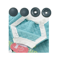 Harga Pabrik Grosir Kancing Tekan Plastik 9mm Warna Sesuai Pesanan untuk Pakaian Bayi 30000 Set Per Karton