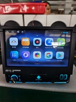 Autoradio 1 Din 7 pouces rétractable avec Bluetooth, GPS et fonction de mise en miroir d'écran