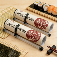 Emballage en tube de papier rigide pour sushis, de qualité alimentaire, personnalisé, en forme de cylindre, en rouleau