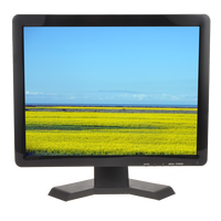 Moniteur CCTV TFT LED 17 pouces avec écran carré 4:3, entrée AV HD, logo personnalisé