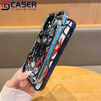 Coque de téléphone créative 3D ajourée, dissipation thermique, motif toile d'araignée électroplaquée, souple, pour iPhone 12-17