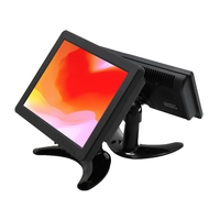 Écran tactile LCD de petite taille de 8 pouces avec rétroéclairage LED intégré, moniteur de bureau pour PC