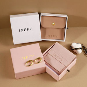 Personalized Logo Gift Rigid Cardboard Jewelry <b>Box</b> Embossing Matt Lamination UV Coating Recycled Magnetic Closure Sliding Drawer - Product Image 6
