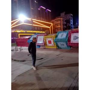 Glass Fiber Reinforced Plastic Signage <b>Light</b> <b>Box</b> Rectangle Full Color Weatherproof Decorative <b>Led</b> Lighting For Festival - Product Image 3