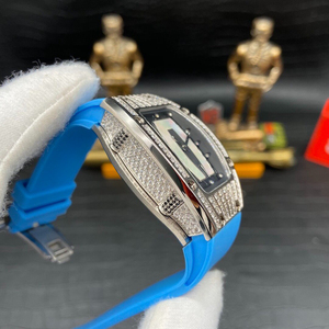 Montre pour femme de luxe haut de gamme Mica <span class=keywords><strong>Lip</strong></span> 007 avec affichage du <span class=keywords><strong>calendrier</strong></span>, moissanite, entièrement sertie de diamants, mouvement mécanique entièrement <span class=keywords><strong>automatique</strong></span> - Product Image 5