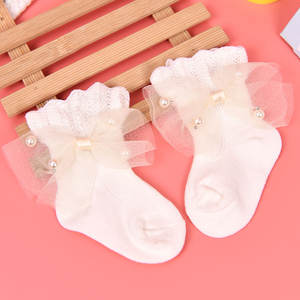 Nuovo commercio all'ingrosso <span class=keywords><strong>calze</strong></span> di pizzo estivo <span class=keywords><strong>a</strong></span> <span class=keywords><strong>rete</strong></span> sottile <span class=keywords><strong>per</strong></span> le ragazze appena nate traspirante principessa cavigliera <span class=keywords><strong>a</strong></span> maglia con Bowknot volant - Product Image 3