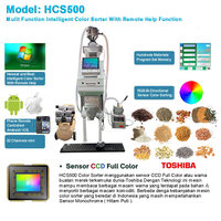 Machine de tri chromatique 50-8000 kg/h pour grains de café, amandes, riz, céréales, plastique, sel, quinoa, myrtilles, noix, thé