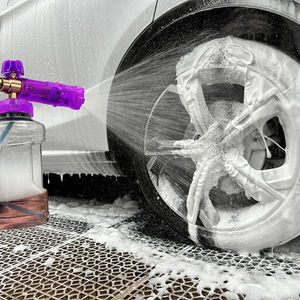 Pistolet pulvérisateur de mousse électrique en laiton Bear Crystal pour voiture, buse de mousse à pression réglable, canon à neige, raccord de mousse pour <span class=keywords><strong>Karcher</strong></span> Lavor - Product Image 6