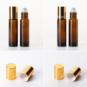 10ml cuộn trên hổ phách chai thủy tinh cho các loại dầu 10ml con lăn bóng tinh dầu <span class=keywords><strong>Frosted</strong></span> hổ phách Cobalt Nước hoa chai tròn - Product Image 5