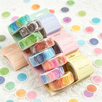 Autocollants décoratifs pour scrapbooking japonais DIY, pétales de fleurs, ruban washi