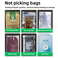Machine d'emballage et de scellage verticale automatique FR-1100 pour sachets en film plastique, sachets de riz en aluminium, avec scellage renforcé et élargi