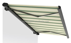 Auvent motorisé à cassette complète haut de gamme pour l'extérieur, bras repliable, couverture de terrasse rétractable, télécommande électrique, alliage d'aluminium - Product Image 4