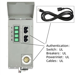 <span class=keywords><strong>Kit</strong></span> de commutateur de transfert de puissance à 4 ports à connexion personnalisée Générateur au panneau de disjoncteur interne Équipement de <span class=keywords><strong>distribution</strong></span> d'énergie de qualité supérieure - Product Image 6