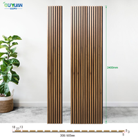 Panneaux acoustiques flexibles ultra-minces 3+5, panneaux acoustiques incurvés, panneaux acoustiques en bois pour la réduction du bruit, pour centre commercial, salle de conférence, hôtel