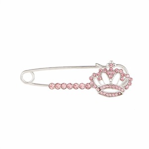 Broche con Forma de Corona y Pedrería, Chapado en Oro, Diseño Personalizado, Joyería de Moda para Mujer, Accesorio de Regalo - Product Image 6
