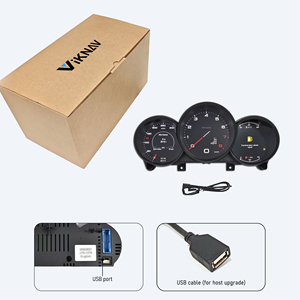Système Linux, écran numérique 12,3 pouces compatible avec Porsche 987 2005-2012, affichage virtuel du tableau de bord, compteur de vitesse LCD, panneau d'instruments - Product Image 6
