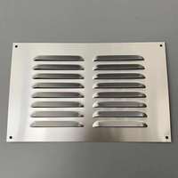 Grille de ventilation carrée en aluminium pour climatisation, coulissante ouverture/fermeture, type Hit & Miss