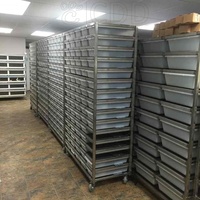 Enclos d'élevage en PVC de grande taille pour python royal et serpent de maïs, expédition rapide, stock disponible, rack d'élevage de reptiles, directement de l'usine