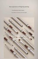 Lot de 12 pinceaux à ongles en poils synthétiques doux et écologiques pour gel, acrylique, maquillage professionnel, brosse à raser, correcteur, manucure