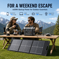 Station d'alimentation portable 500W-10000W, générateur solaire, système de stockage d'énergie, batterie LiFePO4 pour la maison, le camping-car, l'alimentation de secours en cas d'urgence