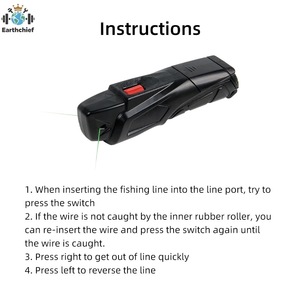 Attrezzo da Pesca Compatto per Rimuovere la Lenza dal Mulinello, Macchina per Srotolare e Rimuovere la Lenza Usata - Product Image 5