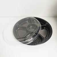 JY-82123 zum Mitnehmen Vakuum Einweg bedruckte Sushi-Box Kunststoff-Lebensmittel behälter Verpackungs box Sushi-Box