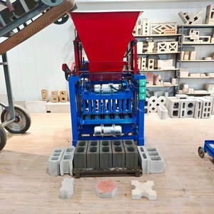 Meistverkaufte Schwerlast-Stahlkonstruktion, Stabile Produktion von <span class=keywords><strong>4</strong></span>-35A Typ Robuste Halbautomatische Blockformmaschine mit Trichter - Product Image 6