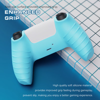 Housse en silicone pour manette de PS5, housse de protection pour poignée en caoutchouc, accessoires de protection personnalisés, meilleure conception
