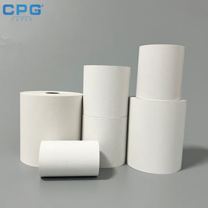 Manufacturer Custom 80x70mm BPA Free Thermal Paper 55gsm Food Delivery Fast Food Chain Smooth Surface POS <b>Receipt</b> Paper Roll - Product Image 1