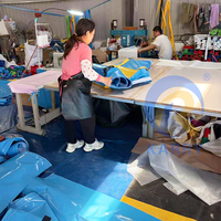 Castillo Inflable con Tobogán, Directo de Fábrica, Combo de Casa de Brinco para Centros de Diversión y Eventos Comerciales