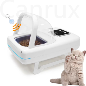 Distributeur de nourriture pour animaux de compagnie intelligent à double bol, sec et humide, 2 repas, minuterie automatique, distributeur intelligent, solution d'alimentation écologique pour animaux de compagnie - Product Image 1