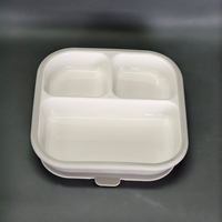 Nouveauté : Vaisselle pour bébé en silicone de qualité alimentaire sans BPA, assiette à 3 compartiments, assiette à ventouse, ensemble d'alimentation pour bébé en silicone