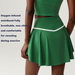 XW-SP563 özel Golf Mesh bel nefes hızlı Dryi etek hattı şort spor giyim spor tenis etekler kadınlar için - Product Image 2