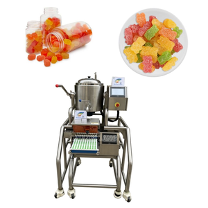 Línea de Producción de Dulces de Goma Pequeños, Formas y Colores Personalizados, Dispensador de Dulces con Moldes - Product Image 1