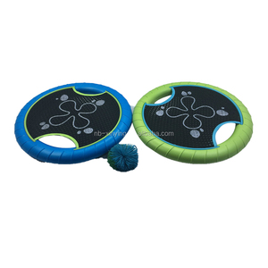 Jouets gonflables en plein air pagaies à disque <span class=keywords><strong>jeu</strong></span> de <span class=keywords><strong>plage</strong></span> attraper et lancer <span class=keywords><strong>balle</strong></span> de <span class=keywords><strong>trampoline</strong></span> - Product Image 2