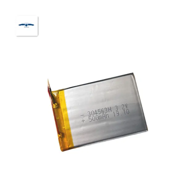 3.2v小型ポーチセル500mAh304563モデル充電式リチウム電池パック