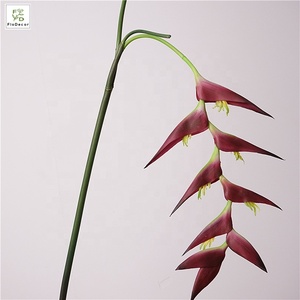 زهور الزنجبيل الاصطناعي من البلاستيك بلمسة حقيقية نباتات مدارية معلقة هيليكونيا صناعية لحفلات الزفاف ديكور صالة عرض للفنادق - Product Image 6