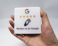 Carte de visite et de membre Google Smart RFID NFC 13,56 MHz en PVC sans contact avec code QR programmable