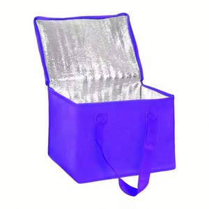 Wholesale Custom Multi-Color Food Delivery Large Capacity Aluminium Foil Non-Woven Fabric Cooler Bags - Product Image 2