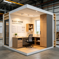 Vente flash : maison modulaire préfabriquée en conteneur de 20 pieds, installation rapide