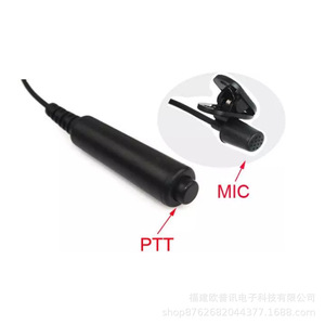 Oppxun Walkie Talkie Headset 1.2m PTT <b>Microphone</b> Air Duct Earphone For GP88 68 M - Product Image 3